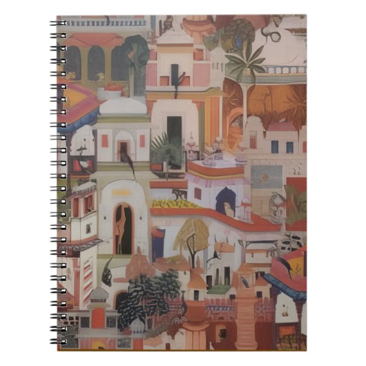 Casablanca multi-kleurig notitieboek (Voorkant)