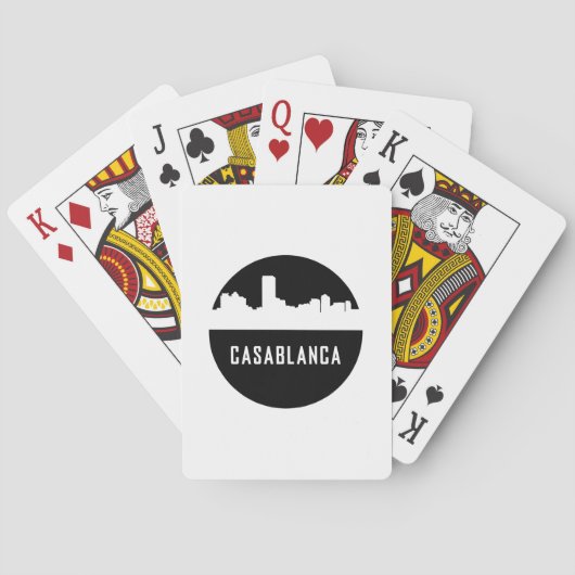 Casablanca Pokerkaarten (Achterkant)