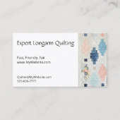 Casablanca Quilt Volledig  Biz Kaarten Visitekaartje (Voorkant)