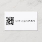 Casablanca Quilt Volledig  Biz Kaarten Visitekaartje (Achterkant)