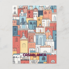 Casablanca Reizen Briefkaart
