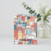 Casablanca Reizen Briefkaart (Staand voorkant)