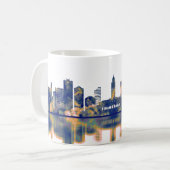 Casablanca Skyline Koffiemok (Voorkant links)