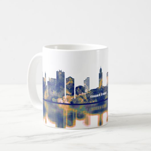 Casablanca Skyline Koffiemok (Voorkant links)