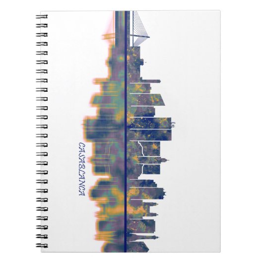 Casablanca Skyline Notitieboek (Voorkant)