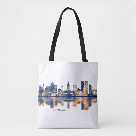 Casablanca Skyline Tote Bag (Voorkant)