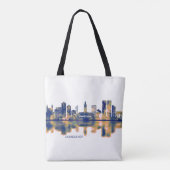 Casablanca Skyline Tote Bag (Achterkant)