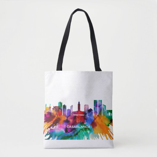 Casablanca Skyline Tote Bag (Voorkant)