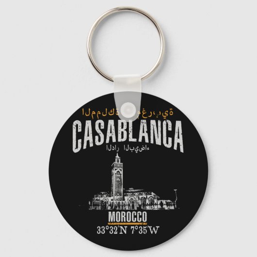 Casablanca Sleutelhanger (Voorkant)