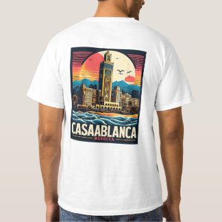 Casablanca stadsgezicht t-shirt