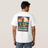 Casablanca stadsgezicht t-shirt (Achterkant volledig)