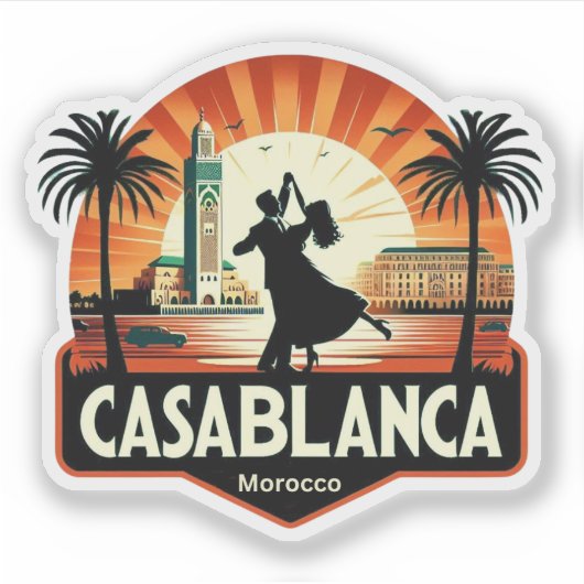 Casablanca Sticker (Voorkant)