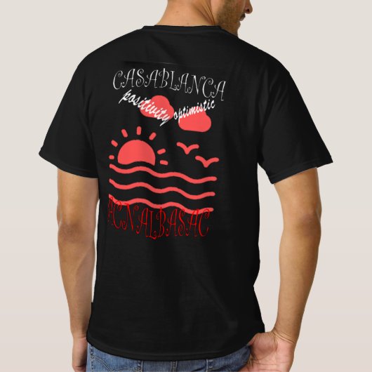 Casablanca T-shirt (Achterkant)
