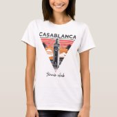 Casablanca Tennis Club Vintage T-shirt (Voorkant)