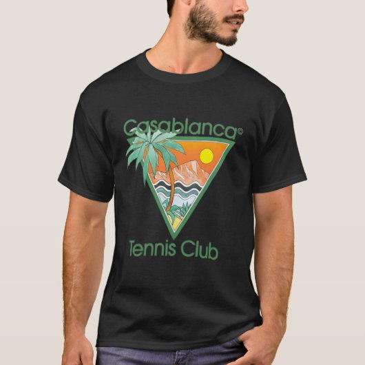 Casablanca Tennisclub T-shirt (Voorkant)