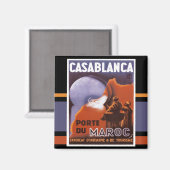 Casablanca Toerisme  magneet (Voorkant / Achterkant)