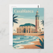 Casablanca vintage briefkaart (Voorkant / Achterkant)