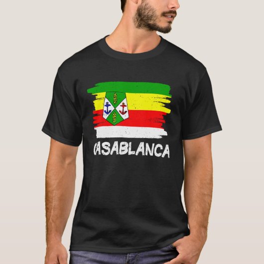 Casablanca Vlag T-shirt (Voorkant)