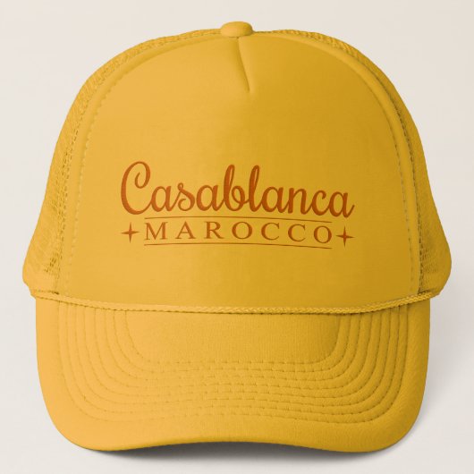 Casablanca vrachtwagenhoeden trucker pet (Voorkant)