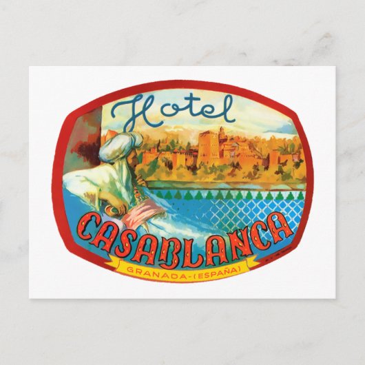 CasablancaHotel Briefkaart (Voorkant)