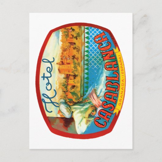 CasablancaHotel Briefkaart (Voorkant)