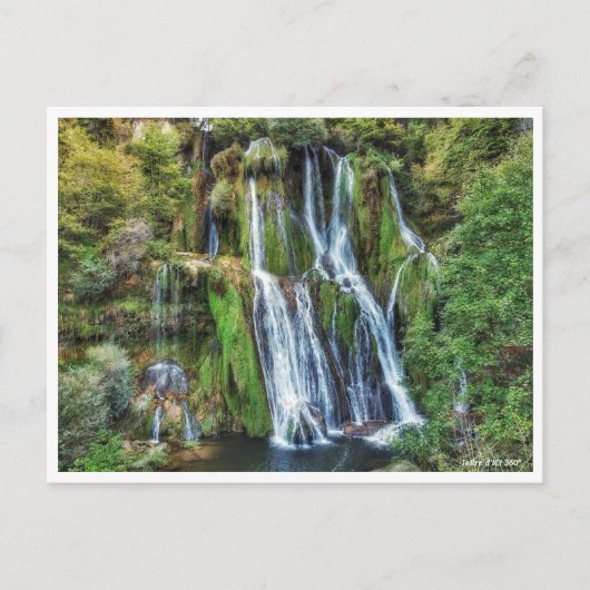 Casacade de Glandieu Briefkaart (Voorkant)