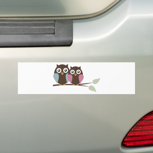Casal Apaixonado Bumpersticker (Op auto)