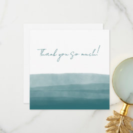 Casal Watercolor Abstract Bedankkaart