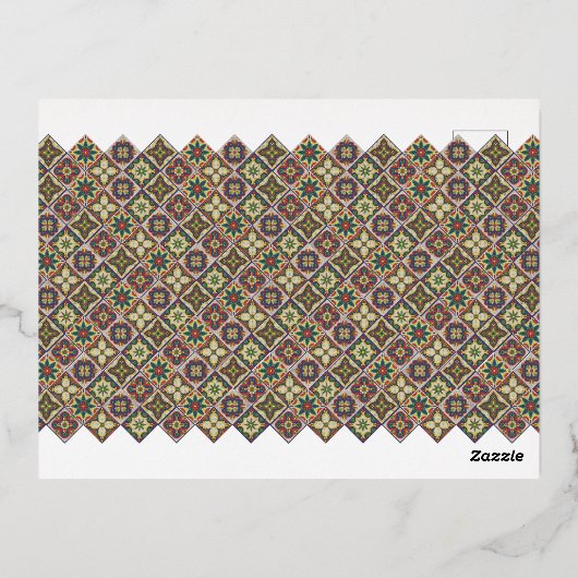 Casamiento De Mia&Stuart Folie Uitnodiging Briefka (Achterkant)