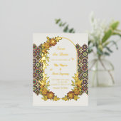 Casamiento De Mia Y Stuart Folie Uitnodiging Briefkaart (Staand Voorkant)