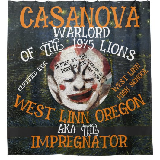 CASANOVA OORLOGSMAGNAAT MORES WEST LINN OREGON OR DOUCHEGORDIJN (Voorkant)