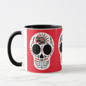 CasaQ Aztec Eagle Calavera Coffee Mok (Links)