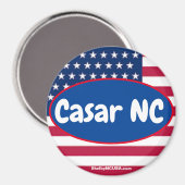Casar NC Patriottische magneet (Voorkant / Achterkant)