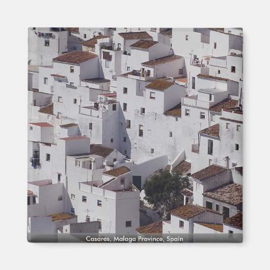 Casares, provincie Malaga, Spanje Magneet (Voorkant)