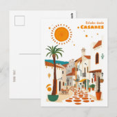 Casares spanje vakantie Málaga Briefkaart (Voorkant / Achterkant)