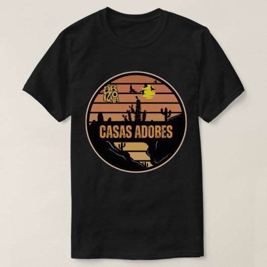 Casas Adobes, Arizona T-shirt (Design voorkant)