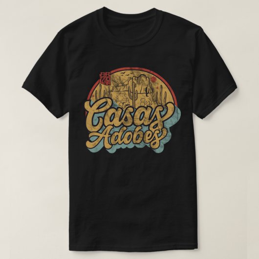 Casas Adobes, Arizona T-shirt (Design voorkant)