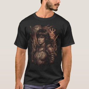 Casca Berserk Vastberaden Leider Zwaard Meestersch T-shirt