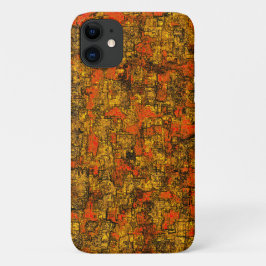 Casca de árvore virtual, com ton levend koraal Case-Mate iPhone case