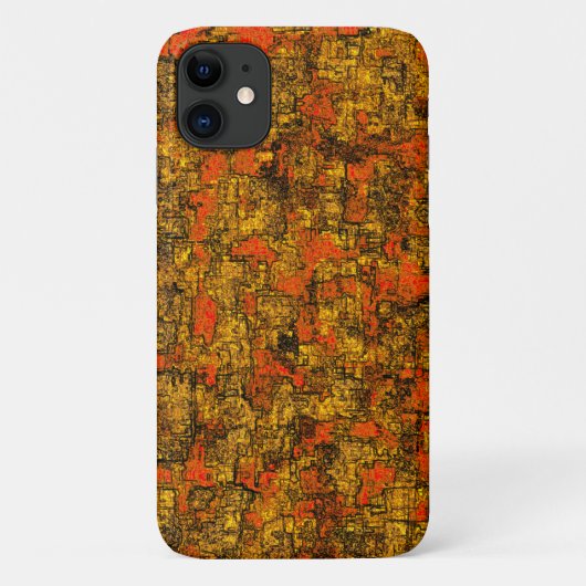 Casca de árvore virtual, com ton levend koraal Case-Mate iPhone case (Achterkant)