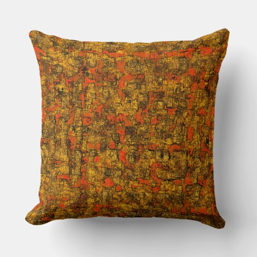 Casca de árvore virtual, com ton levend koraal kussen (Voorkant)