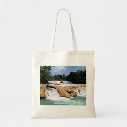 Cascadas de Agua Azul, Chiapas, Mexico Tote Bag (Voorkant)