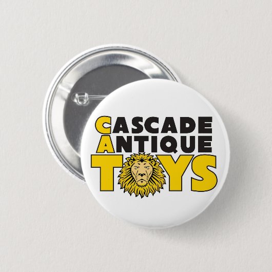 Cascade Antiek speelgoedButton Ronde Button 5,7 Cm (Voorkant /achterkant)