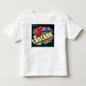 Cascade Apple Label (blauw) - Cashmere, WA Kinder Shirts (Voorkant)