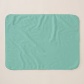 Cascade Aqua Green Solid Color Print Sherpa Deken (Voorkant (horizontaal))
