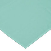 Cascade Aqua Green Solid Color Print Tafelkleed (Gekanteld)
