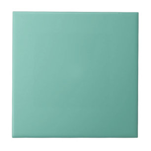 Cascade Aqua Green Solid Color Print Tegeltje