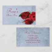 Cascade Blue Flower Shop Visitekaartje (Voorkant / Achterkant)