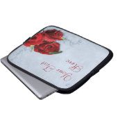  Cascade Blue Laptop Sleeve (Voorkant onderkant)