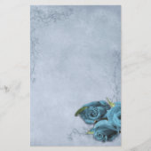  Cascade Blue Wedding Briefpapier (Voorkant)